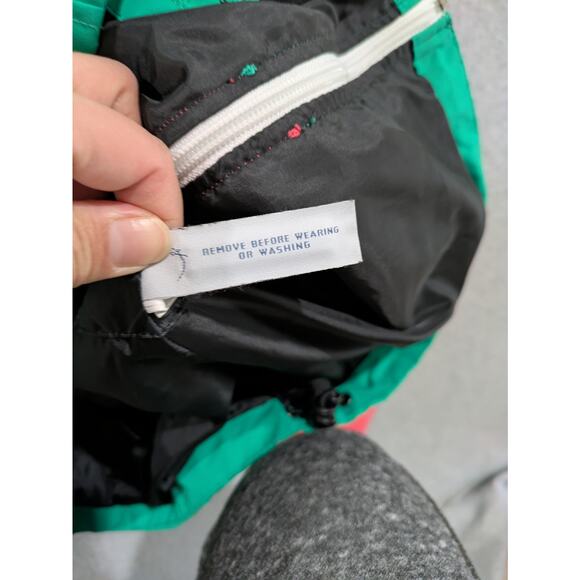 Polar Edge Hooded Jacket Women'sโ Medium Color Block Track Windbreaker Full Zip - Picture 10 of 16